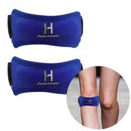 🏃 hanter 2 pack patella knee strap: effective knee pain relief & support band for running, hiking, jumper, tennis injury recovery logo