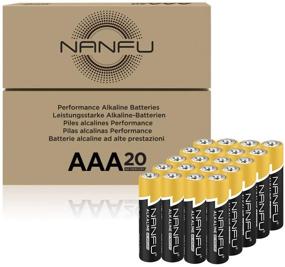 img 4 attached to 🔋 NANFU AAA Alkaline Batteries (20 Count) - Ultra Power, Long-lasting for Household Devices - High Performance Guaranteed!