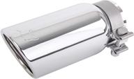 enhance your vehicle with go rhino! (grt234414) exhaust tip! logo