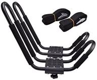 🚗 premium tms j-bar roof top kayak carrier for suvs, cars, and crossbars - heavy-duty mount for canoes, boats, surf skis logo