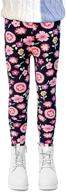 lspar fleece leggings printed stretch girls' clothing for leggings logo