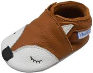 👟 stylish yihakids leather moccasins crawling slippers for boys: comfortable shoes for all-day fun! logo