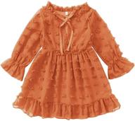 👗 beautiful swiss dot flared sleeve babydoll dresses for mom and baby this fall by maacie logo