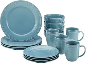 img 4 attached to Rachael Ray Dinnerware 16 Piece Stoneware