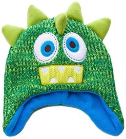 img 2 attached to 🧣 Winter Earflap Monster Boys' Accessories and Cold Weather - Newfancy Toddler