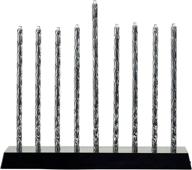 🕎 experience brilliant illumination with the rite lite diamond cut led 10.50" electric menorah: choose from exciting lighting options for hannukah logo