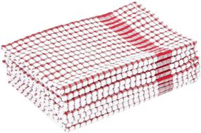 img 1 attached to 🔴 Juvale Grid Pattern Kitchen Cotton Towels in Blue and Red (16 x 25 Inches, Pack of 16)