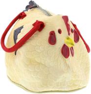rubber chicken purse hen handbag logo