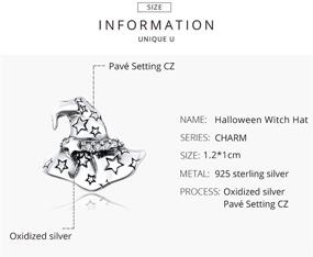 img 3 attached to 🎃 Lorrifal 925 Sterling Silver Halloween Dangle Charm Bead Pendant Necklace – Fits Pandora Bracelet for Women and Teen Girls – Ideal Gift