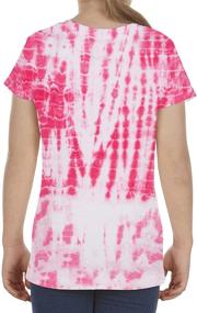 img 3 attached to 🌈 Trendy Tie Dye T-Shirts for Girls with Positive Vibes Graphics