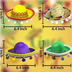 img 2 attached to PCs Cinco Mayo Sombrero Headband Event & Party Supplies