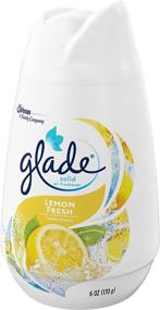 img 2 attached to Освежитель воздуха Glade Solid: Длительный лимонно-свежий дезодорант для дома и ванной комнаты, 6 унций