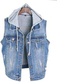 img 2 attached to Classic Sleeveless Cropped Jackets Outwear