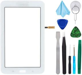 img 4 attached to 📱 T Phael White Touch Screen Digitizer Panel Lens Glass Replacement for Samsung Galaxy Tab 3 Lite SM-T113 T113 7.0-inch (LCD Not Included) with Tools + Pre-Installed Adhesive