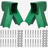🪁 sulythw outdoor swing set brackets 1pair - complete with mounting hardware for fun playtime outdoors logo