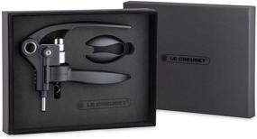 img 2 attached to 🍷 Premium le Creuset Foilcutter Gift Set, Black Lever Model - The Ultimate Wine Lover's Essential