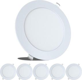 img 4 attached to 5 Pack Leisure LED RV Boat Recessed Ceiling Light 720 Lumen Super Slim LED Panel Light DC 12V 5