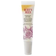 💋 burt's bees hydrating lip oil: invigorating passion fruit formula - 0.27 oz logo