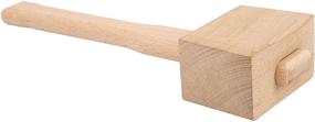 img 2 attached to Bopfimer Carpenter Wooden Mallet Woodworking