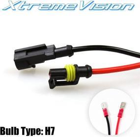 img 1 attached to Улучшите освещение своего автомобиля с лампами замены Xenon HID Xtremevision - H7 6000K - светло-синие (1 пара).