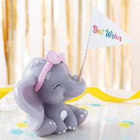 img 2 attached to 🐘 Cute Baby Elephant: Perfect Party and Shower Favor for Baby Girl Birthdays and Weddings!