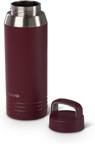 img 1 attached to 🧊 Igloo 36 OZ Vacuum Insulated Bottle Black: Ultimate Thermal Performance for On-the-Go Hydration