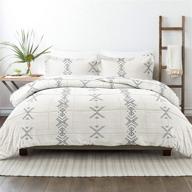 🛌 linen market premium gray comforter set: urban stitch patterned down alternative for twin/twin extra long beds logo