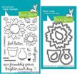 lawn friendship grows clear stamp logo