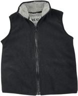 🧥 warm sherpa lined fleece outerwear vest for nice little boys and babies logo