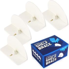 img 4 attached to 🔒 Secure Your RV Refrigerator with the [4 Pack] Fridge Brace – Prevent Spills and Keep Food and Drinks Steady with the Impresa RV Fridge Brace