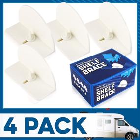 img 2 attached to 🔒 Secure Your RV Refrigerator with the [4 Pack] Fridge Brace – Prevent Spills and Keep Food and Drinks Steady with the Impresa RV Fridge Brace