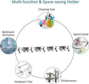 img 1 attached to Держатель Вешалка из нержавеющей стали Органайзер для белья