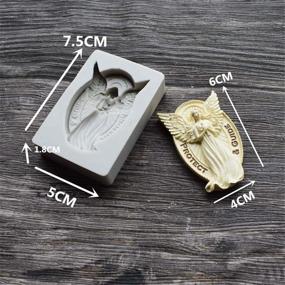 img 1 attached to Силиконовая помадка Angel для украшения шоколадной помадки
