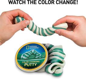 img 1 attached to 🔮 NATIONAL GEOGRAPHIC Slime Putty Glow: A Mesmerizing Sensory Experience