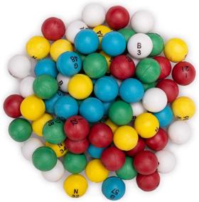 img 4 attached to 🎱 Vibrant Multi-Color Bingo Balls: 3/5-inch Plastic Replacements for Standard Bingo Cages - Ideal for Bingo Nights, Raffles, and More!