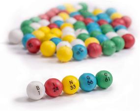 img 2 attached to 🎱 Vibrant Multi-Color Bingo Balls: 3/5-inch Plastic Replacements for Standard Bingo Cages - Ideal for Bingo Nights, Raffles, and More!