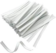 100 pcs washable double wire nose bridge strips - adjustable plastic nose bridge wire for face diy making logo