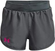 enhanced seo: under armour girls' flyby shorts logo