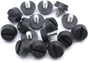 img 2 attached to Treely 16-Pack M6 x 10 x 20mm Screw On Leveling Feet Furniture Glides for Improved Leg Support