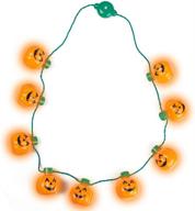🎃 halloween flashing light up necklace by futureplusx: illuminate your spooky night! логотип