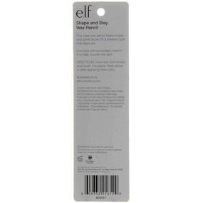 img 1 attached to 🖊️ e.l.f. Shape and Stay Brow Wax Pencil - Clear (Pack of 3)