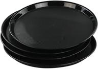 🍽️ round serving trays by ramddy, featuring the black design логотип