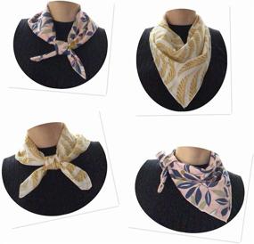 img 1 attached to 🧣 Women's Cotton Bandanas by JaneOft - 21 X 21 Inch Neck Scarf