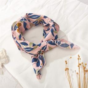 img 3 attached to 🧣 Women's Cotton Bandanas by JaneOft - 21 X 21 Inch Neck Scarf