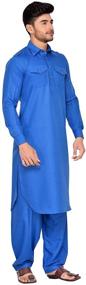 img 3 attached to 👔 Fashionable Pathani Pakistani Mens Lounge and Sleepwear by Elina Fashion