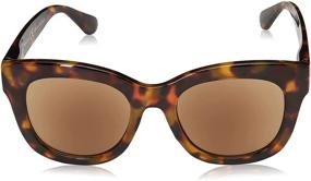 img 1 attached to Peepers by PeeperSpecs Women's Center Stage Sun Tortoise Polarized Oversized Sunglasses - No Correction, 51+0