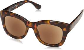 img 4 attached to Peepers by PeeperSpecs Women's Center Stage Sun Tortoise Polarized Oversized Sunglasses - No Correction, 51+0