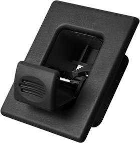 img 2 attached to 🚗 Premium Back Seat Latch Release Handle for Folding Rear Row Bucket - Fits 00-06 Silverado, Tahoe, Avalanche, Suburban, Sierra, Yukon, Escalade - Replaces GM 12477396 Button Lock Cover Accessories, Black