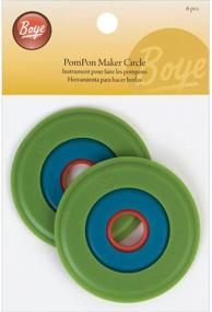 img 1 attached to Boye 7460 Small Pom Pon Maker, 1-Inch to 3-Inch, 3-Pack: Create Adorable Pom Pons in Various Sizes