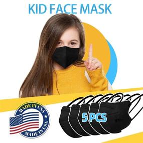 img 4 attached to Pack of 5 Fanwat Children's Face Masks